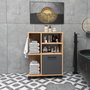 Hanah Home Rebusa Armario Multiusos Pino Atlántico y Antracita